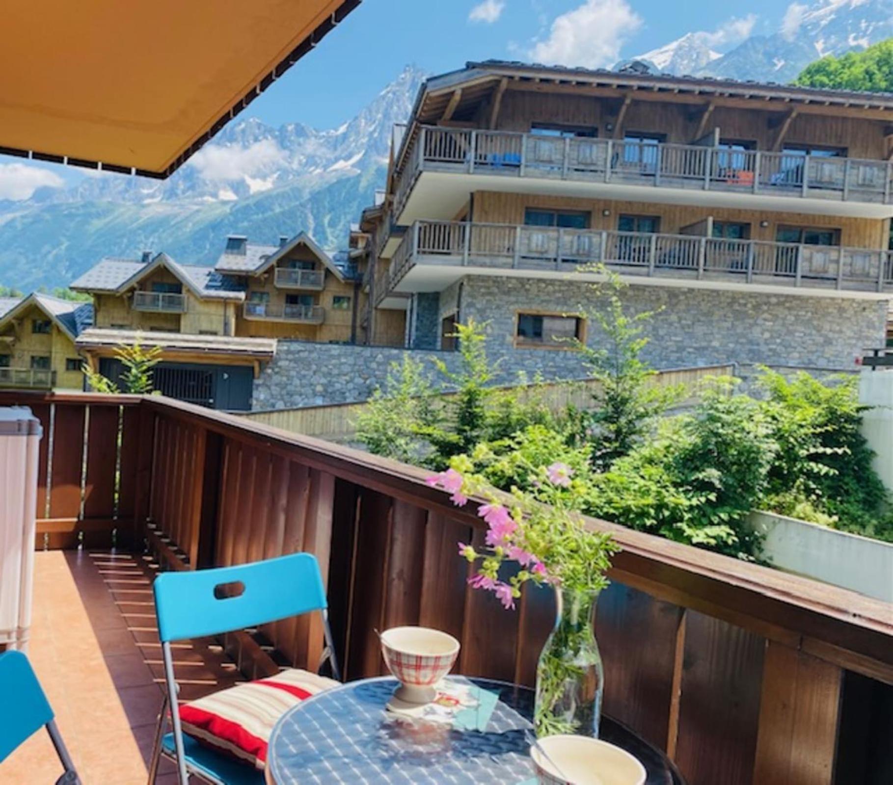 Slopes Of Les Houches 25 M With Balcony Exterior foto